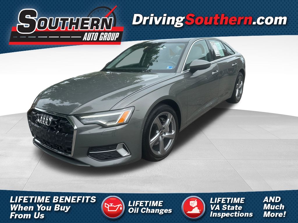 Daytona Gray Pearl Effect 2024 Audi A6 Sedan All-Wheel Drive Automatic