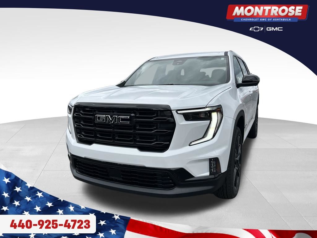 Summit White 2026 GMC Acadia SUV / Crossover Four-Wheel Drive 8-Speed Automatic