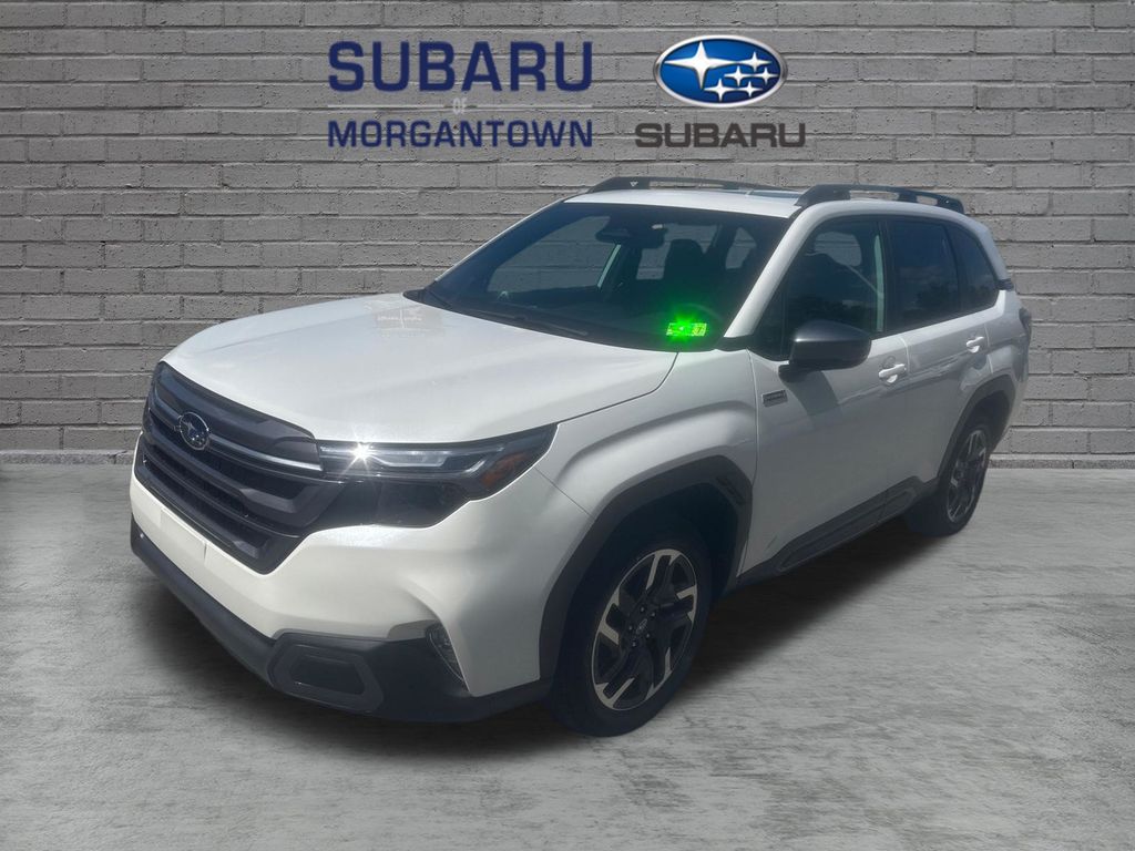 Crystal White 2026 Subaru Forester Hybrid SUV / Crossover All-Wheel Drive Continuously Variable Transmission
