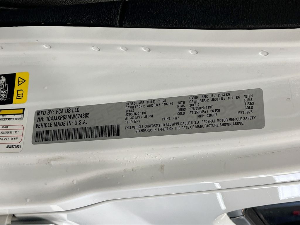 Used 2021 Bright White Clearcoat Jeep Unlimited Sahara High Altitude 4xe image 31