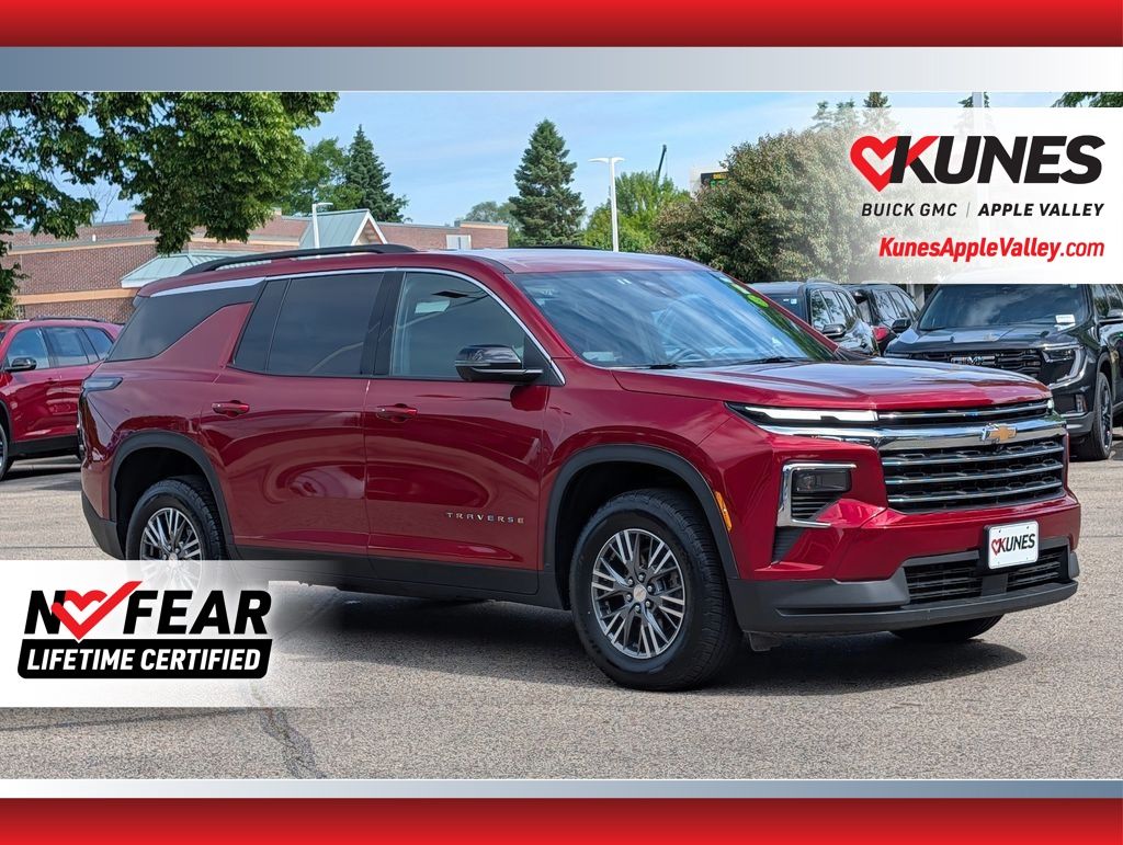 Radiant Red 2024 Chevrolet Traverse SUV / Crossover Four-Wheel Drive 8-Speed Automatic