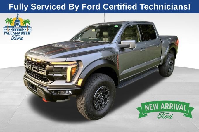 Carbonized Gray Metallic 2025 Ford F-150 Raptor SuperCrew 4WD Pickup Truck Four-Wheel Drive Automatic