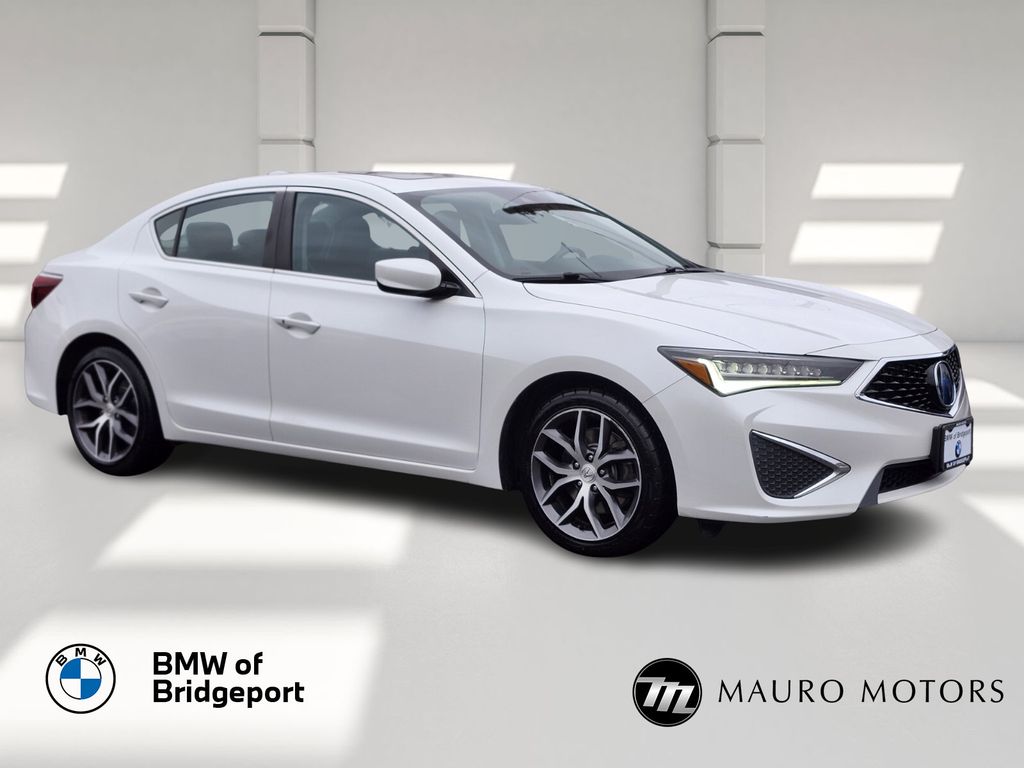 White 2021 Acura ILX FWD with Premium Package Sedan Front-Wheel Drive 8-Speed Dual Clutch