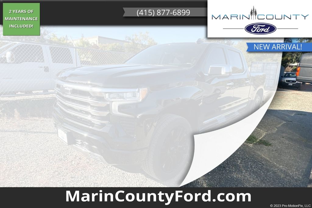 Black 2023 Chevrolet Silverado 1500 Pickup Truck Four-Wheel Drive Automatic