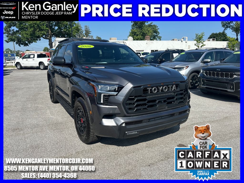 Magnetic Gray Metallic 2026 Toyota Sequoia SUV / Crossover Four-Wheel Drive Automatic