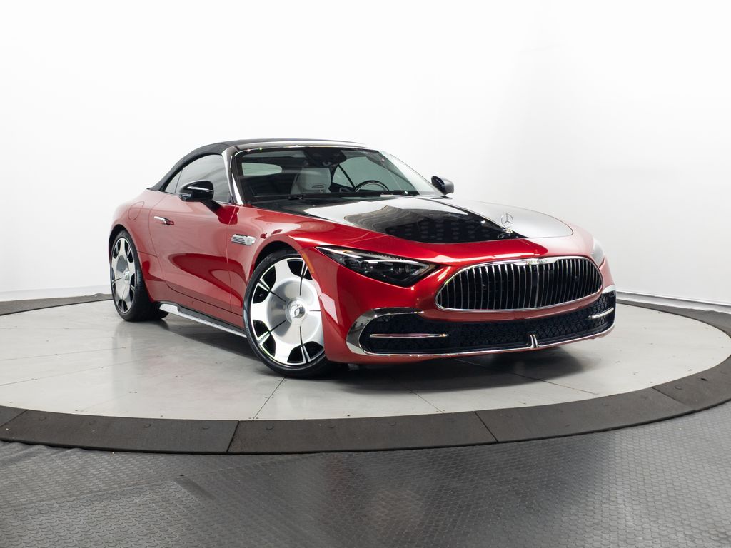 MANUFAKTUR Garnet Red Metallic (Red Ambiance) 2026 Mercedes-Benz SL-Class Mercedes-Maybach SL 680 Monogram Series 4MATIC Convertible All-Wheel Drive 9-Speed Automatic
