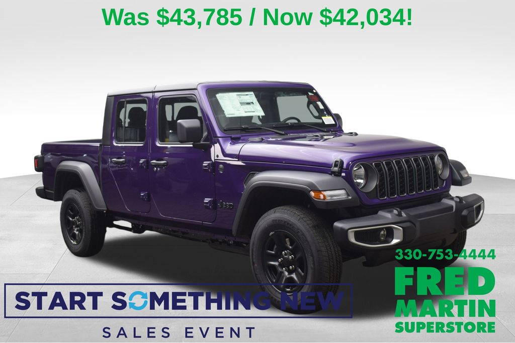 new 2026 Jeep Gladiator car, priced at $42,034