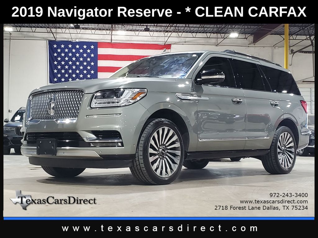Silver Jade Metallic 2019 Lincoln Navigator SUV / Crossover Four-Wheel Drive Automatic