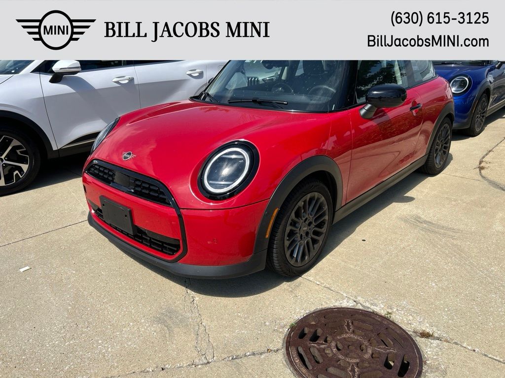 Chili Red 2026 MINI Cooper Hatchback Front-Wheel Drive 7-Speed Automatic
