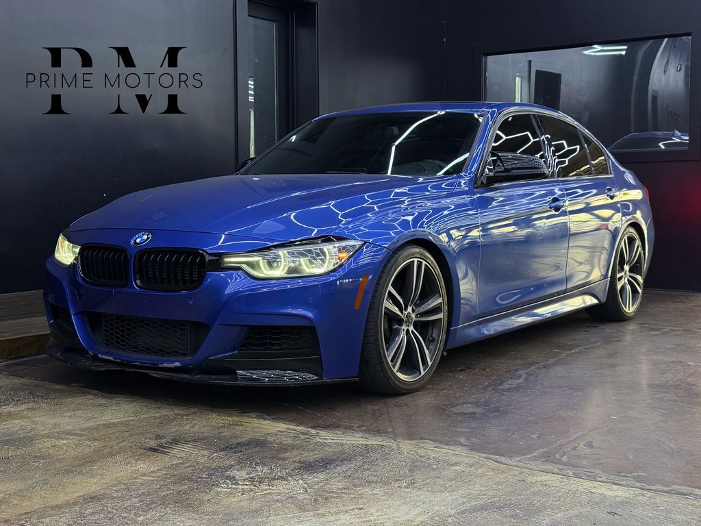 Estoril Blue Metallic 2017 BMW 3 Series Sedan Rear-Wheel Drive 8-Speed Automatic
