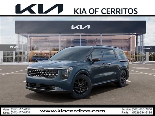 Blue 2027 Kia Carnival Minivan Front-Wheel Drive 8-Speed Automatic