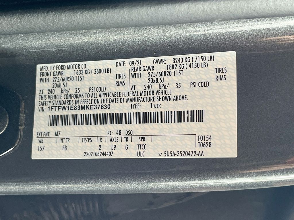Used 2021 Gray Ford XLT image 33