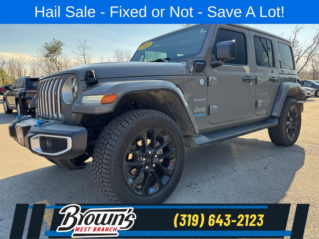 Sting-Gray Clearcoat 2022 Jeep Wrangler 4xe Sahara 4WD SUV / Crossover Four-Wheel Drive 8-Speed Automatic