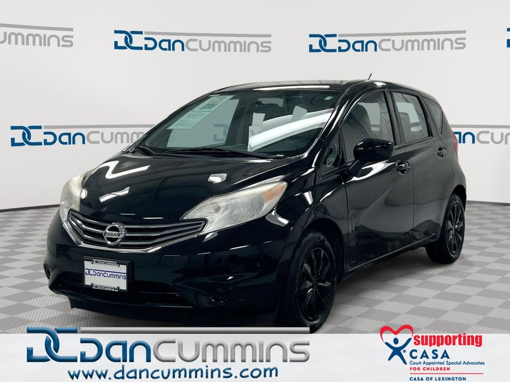 Super Black 2015 Nissan Versa Note SV Hatchback Front-Wheel Drive Continuously Variable Transmission