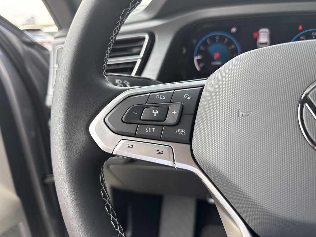 2026 Volkswagen Atlas Cross Sport 2.0T SE w/Technology Silver at DeMontrond Automotive Group