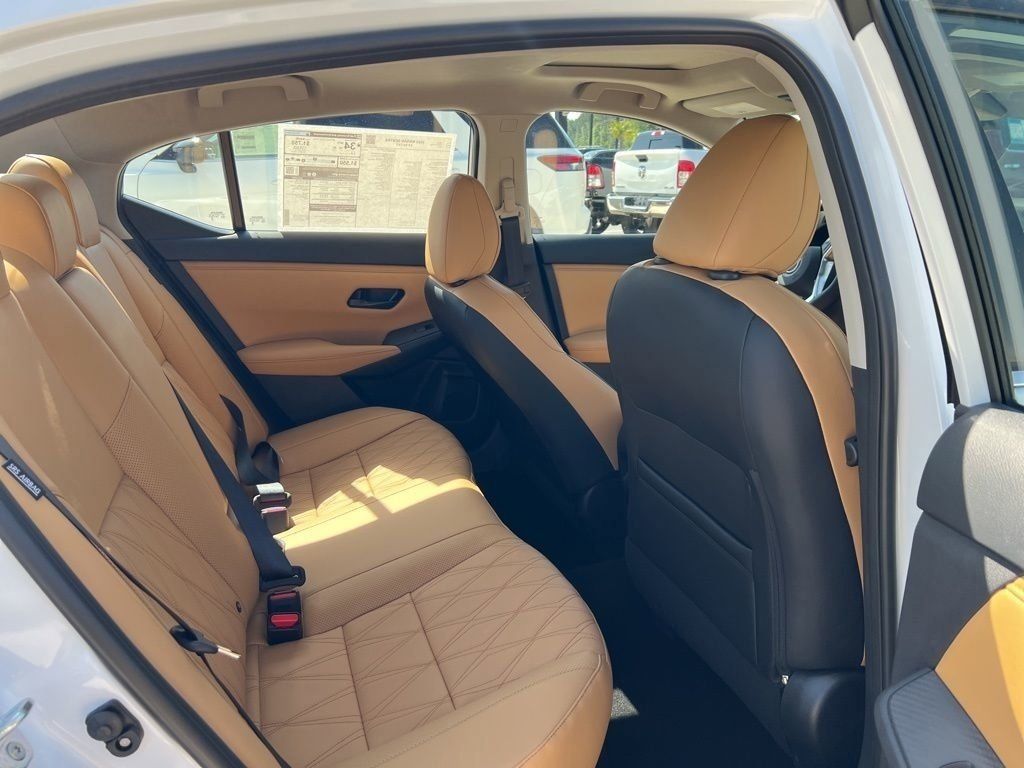 2025 Aspen White Tricoat Nissan Sentra SV FWD Sedan