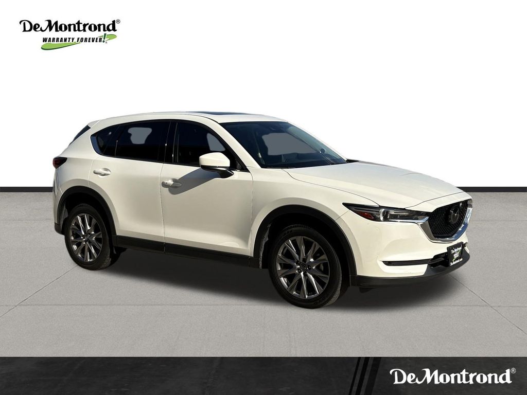 2021 Mazda CX-5 Grand Touring White at DeMontrond Automotive Group