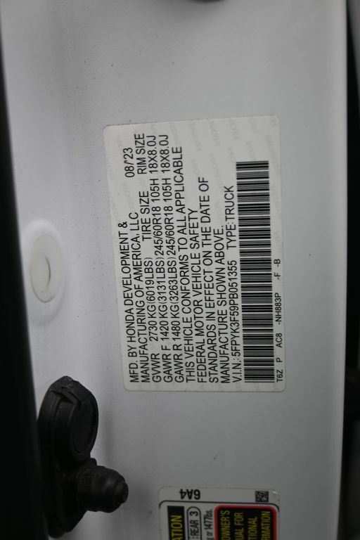 Used 2023 Platinum White Pearl Honda RTL image 29