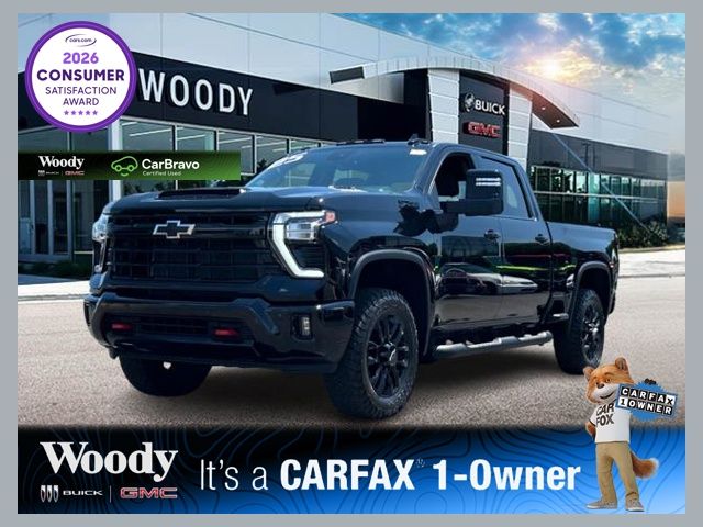 Black 2025 Chevrolet Silverado 2500HD Pickup Truck Four-Wheel Drive Automatic
