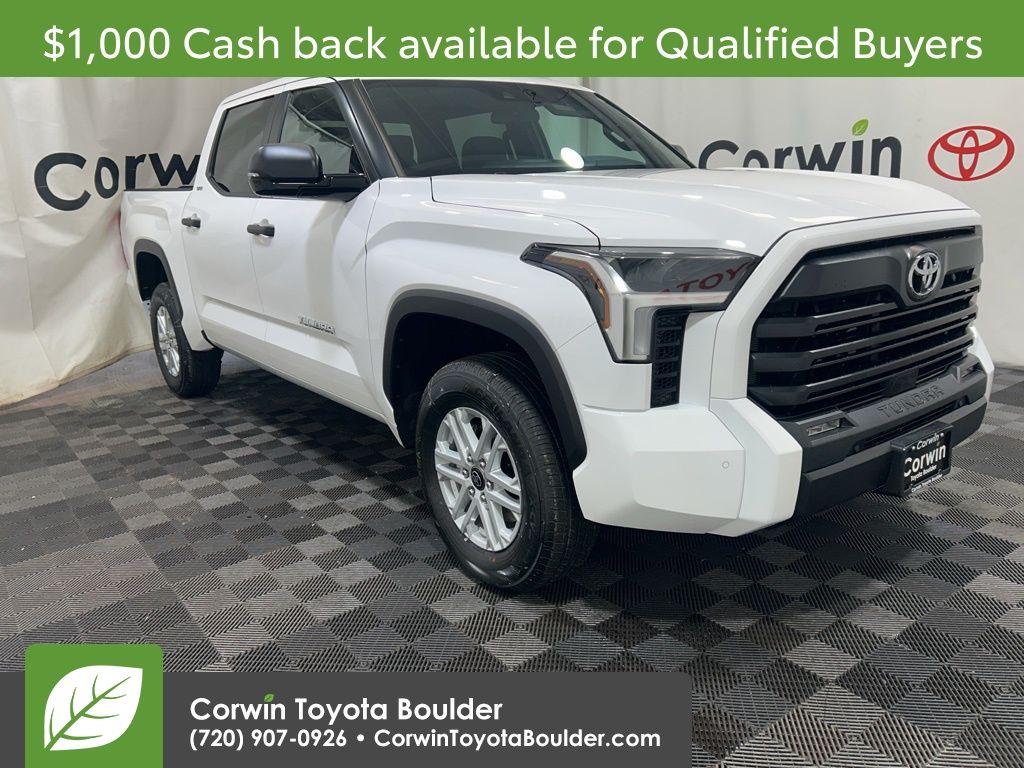 White 2026 Toyota Tundra Pickup Truck Four-Wheel Drive Automatic