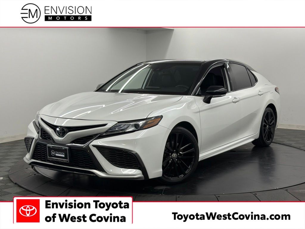 Midnight Black Metallic 2023 Toyota Camry Sedan Front-Wheel Drive 8-Speed Automatic