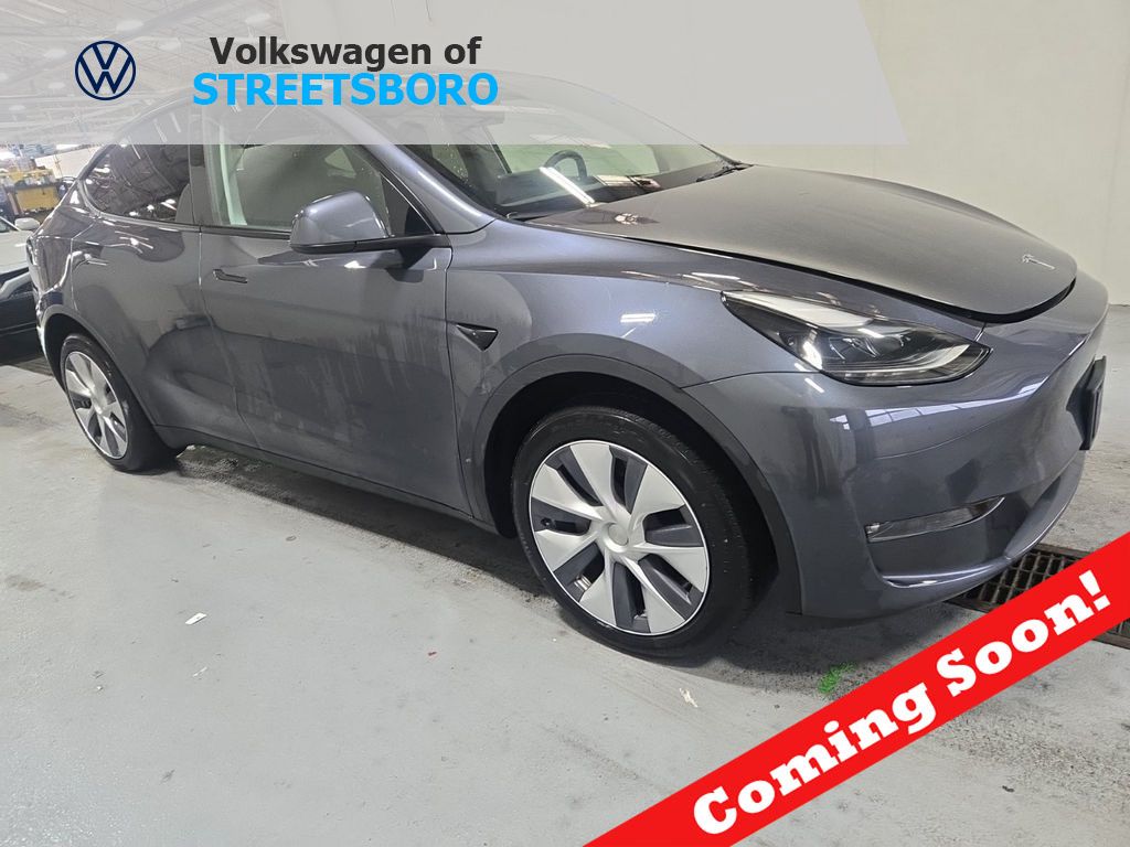 Gray 2023 Tesla Model Y Long Range AWD SUV / Crossover All-Wheel Drive 1-Speed Automatic