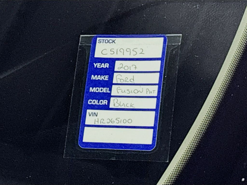 2017 Ford Fusion Energi Titanium