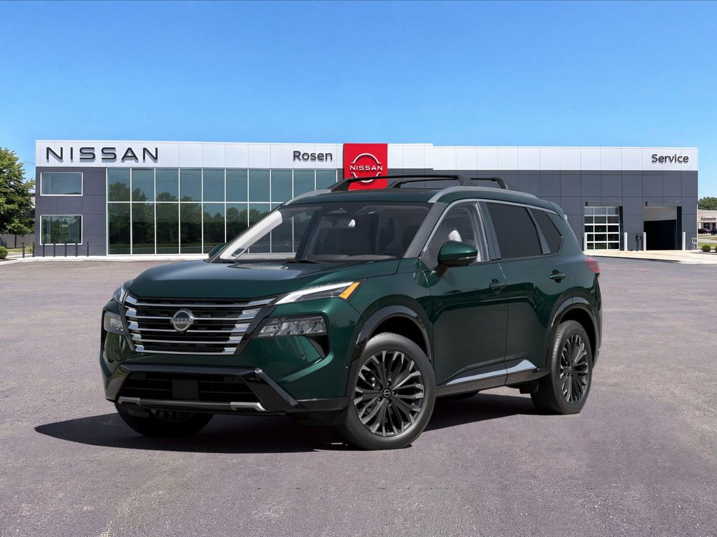 Black (Obsidian Green) 2026 Nissan Rogue SUV / Crossover All-Wheel Drive Continuously Variable Transmission