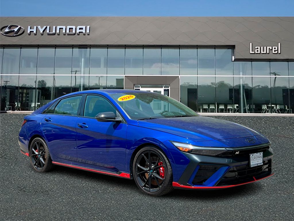 Intense Blue 2025 Hyundai Elantra N FWD Sedan Front-Wheel Drive 6-Speed Manual