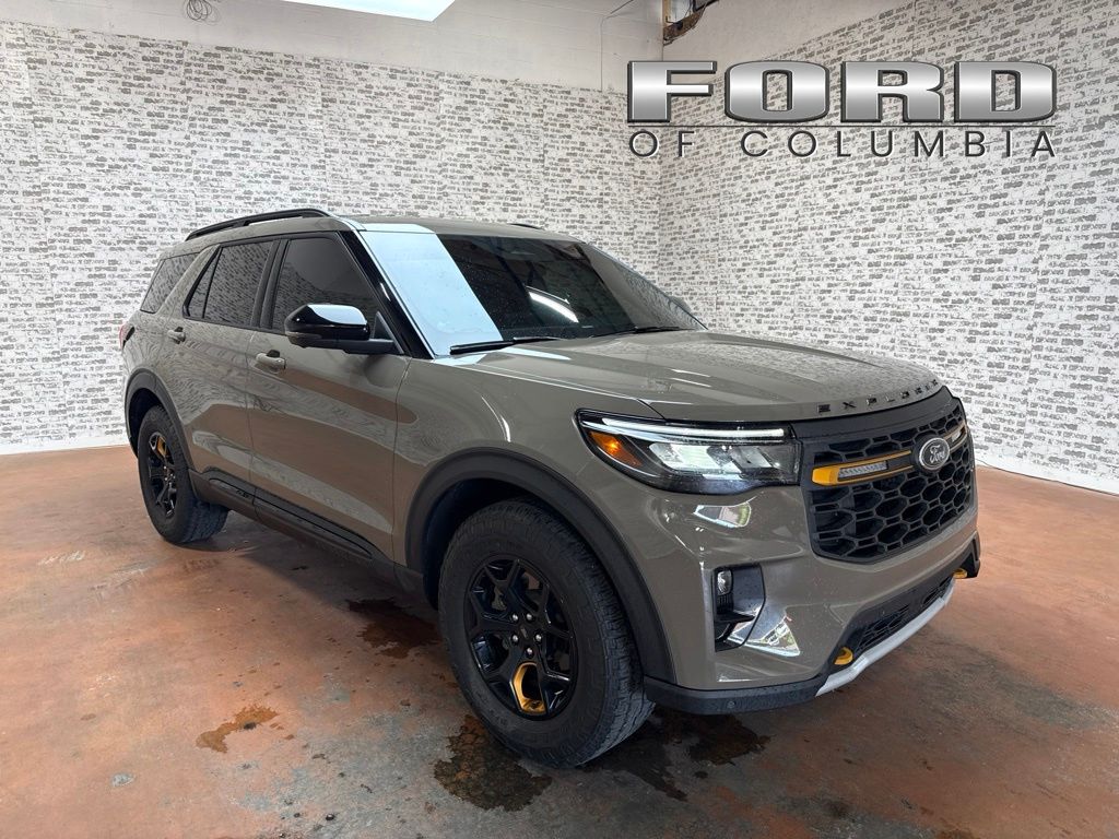 Marsh Gray 2026 Ford Explorer Tremor AWD SUV / Crossover All-Wheel Drive Automatic