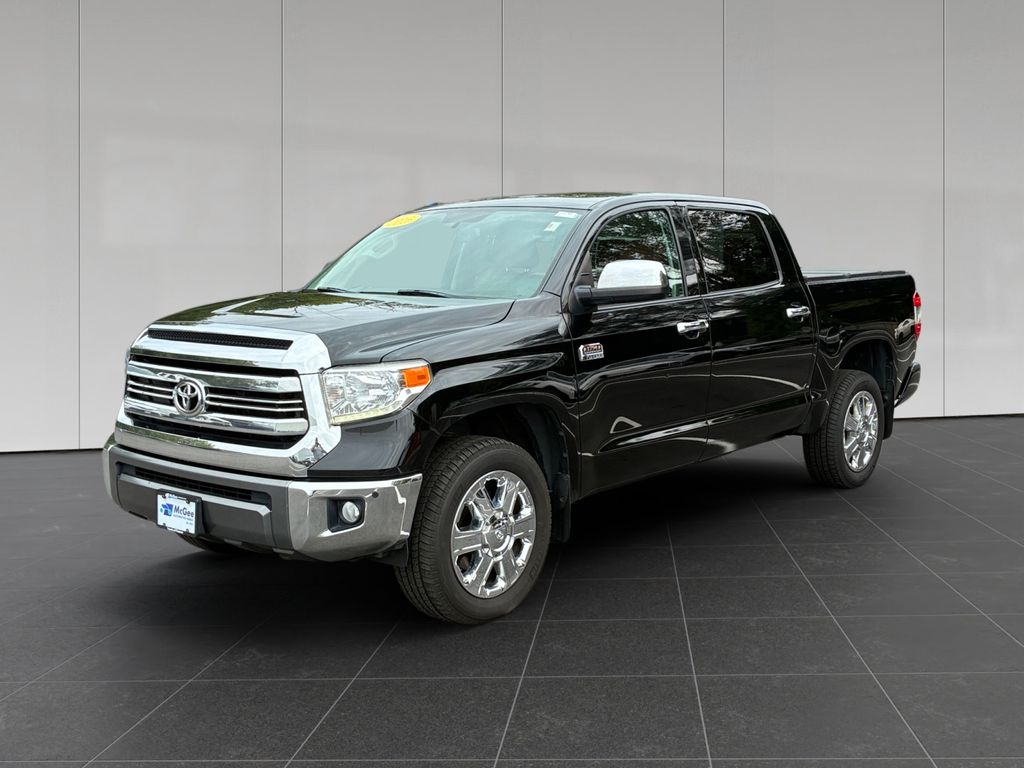 Black 2016 Toyota Tundra Pickup Truck Four-Wheel Drive 6-Speed Automatic Overdrive