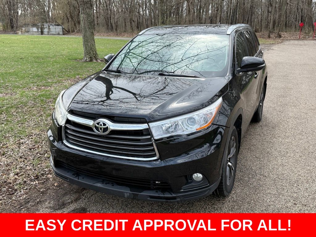 Midnight Black 2016 Toyota Highlander XLE AWD SUV / Crossover All-Wheel Drive 6-Speed Automatic Overdrive