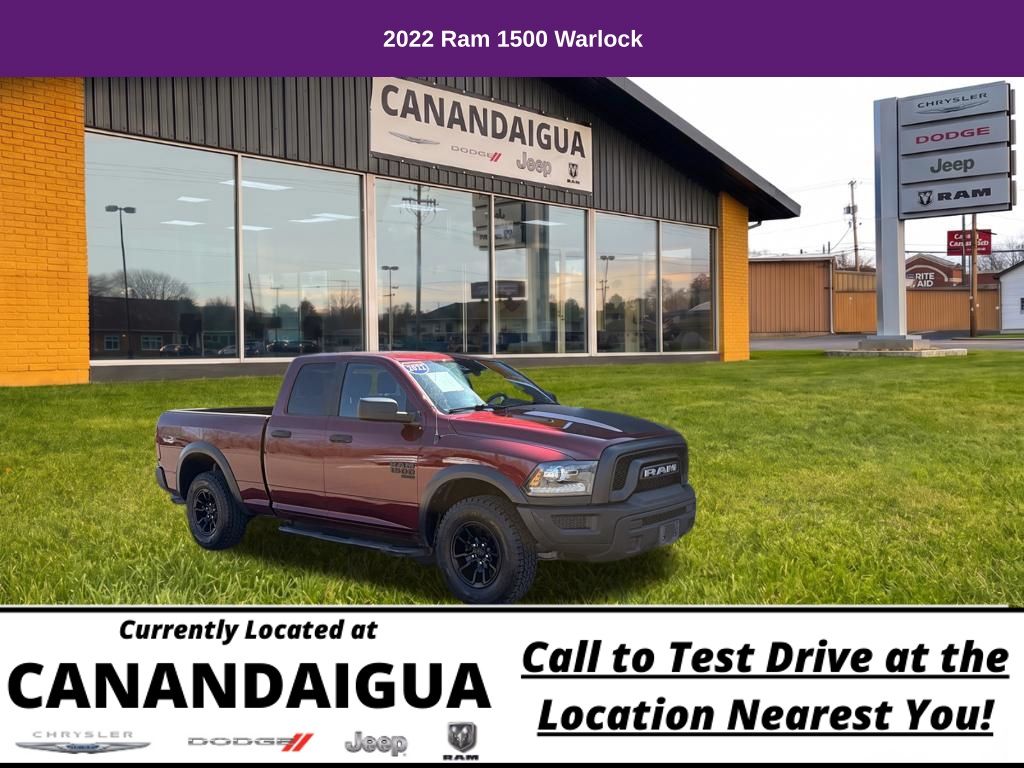 Delmonico Red Pearlcoat 2022 RAM 1500 Pickup Truck Four-Wheel Drive 8-Speed Automatic
