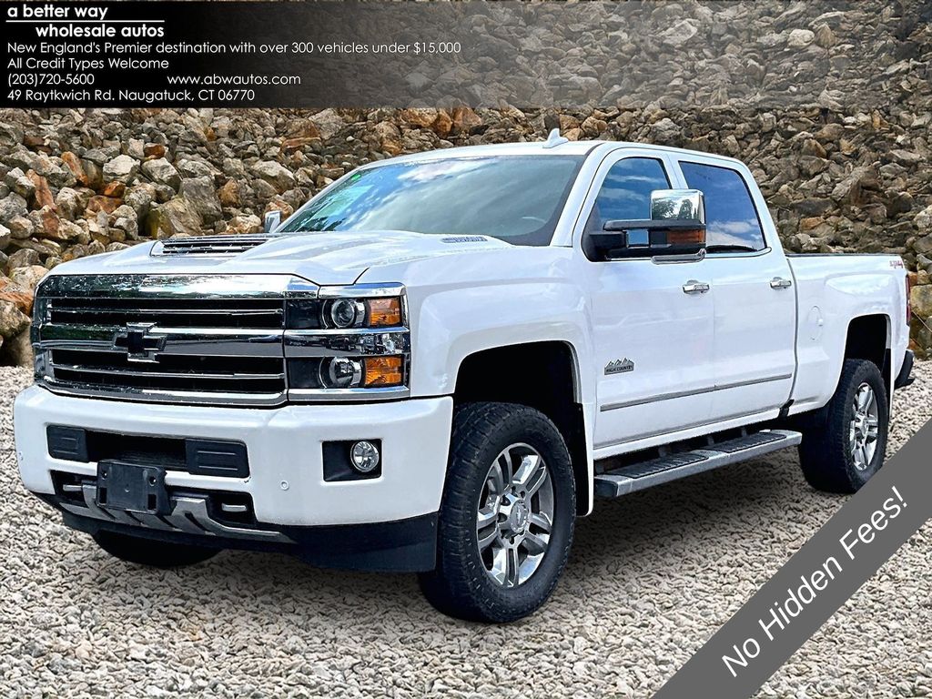 White (Iridescent Pearl Tricoat) 2019 Chevrolet Silverado 2500HD Pickup Truck Four-Wheel Drive 6-Speed Automatic