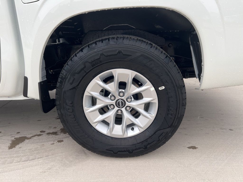 2025 Glacier White Nissan Frontier S RWD Truck