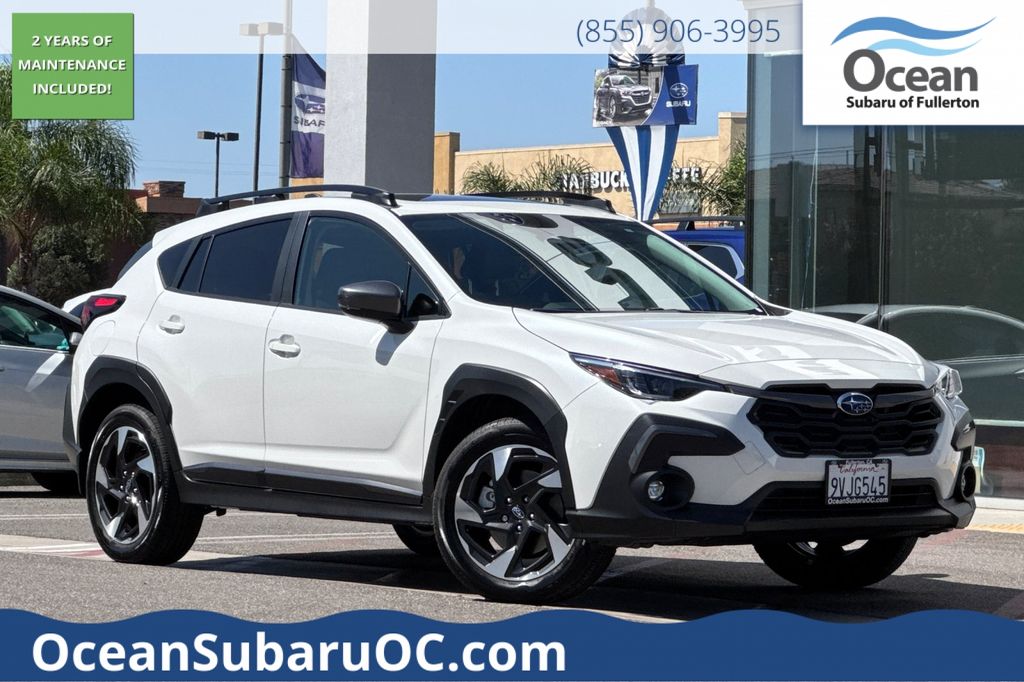 Crystal White Pearl 2025 Subaru Crosstrek SUV / Crossover All-Wheel Drive Continuously Variable Transmission