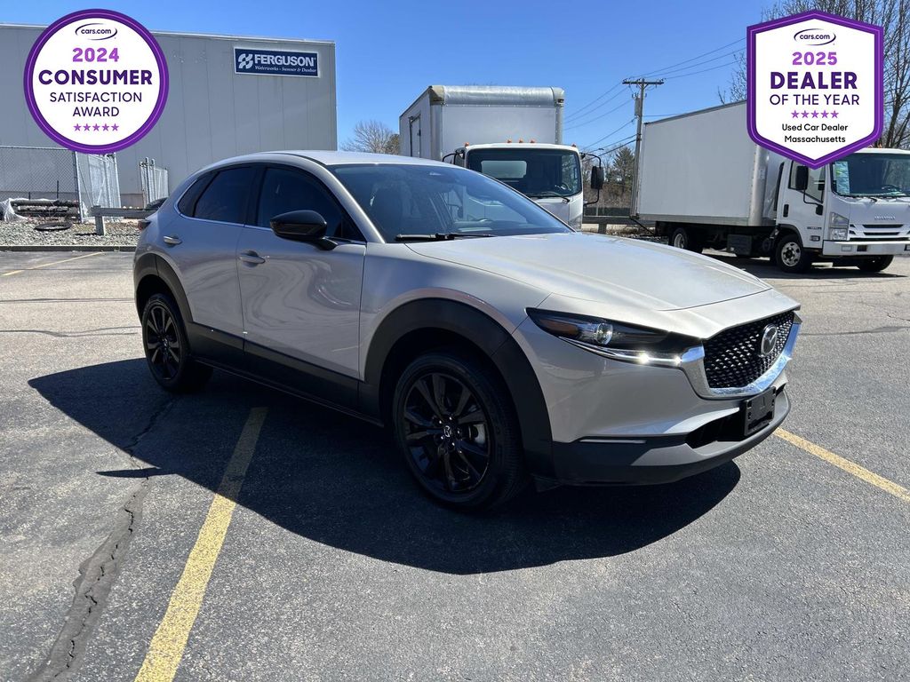 Gray (Platinum Quartz Metallic) 2024 Mazda CX-30 2.5 S Select Sport AWD SUV / Crossover All-Wheel Drive 6-Speed Automatic