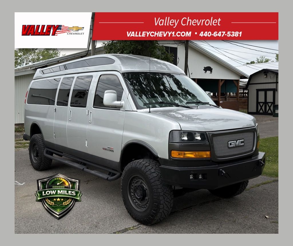 Quicksilver Metallic 2018 GMC Savana Cargo Van Rear-Wheel Drive 8-Speed Automatic Overdrive