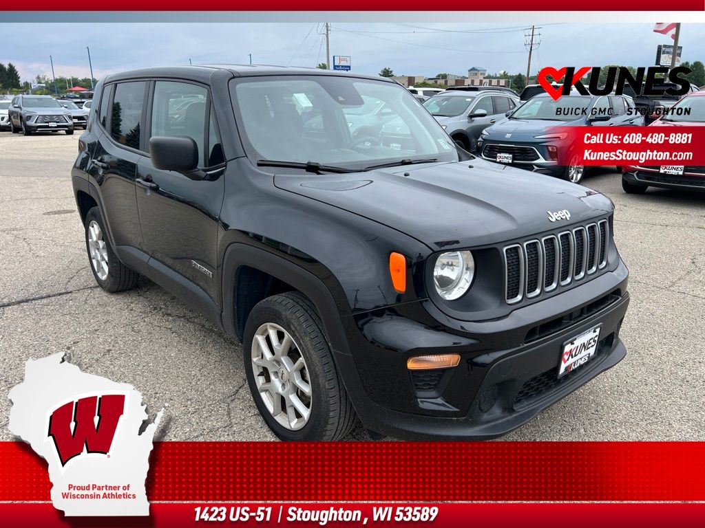 Black Clearcoat 2023 Jeep Renegade SUV / Crossover Four-Wheel Drive 9-Speed Automatic