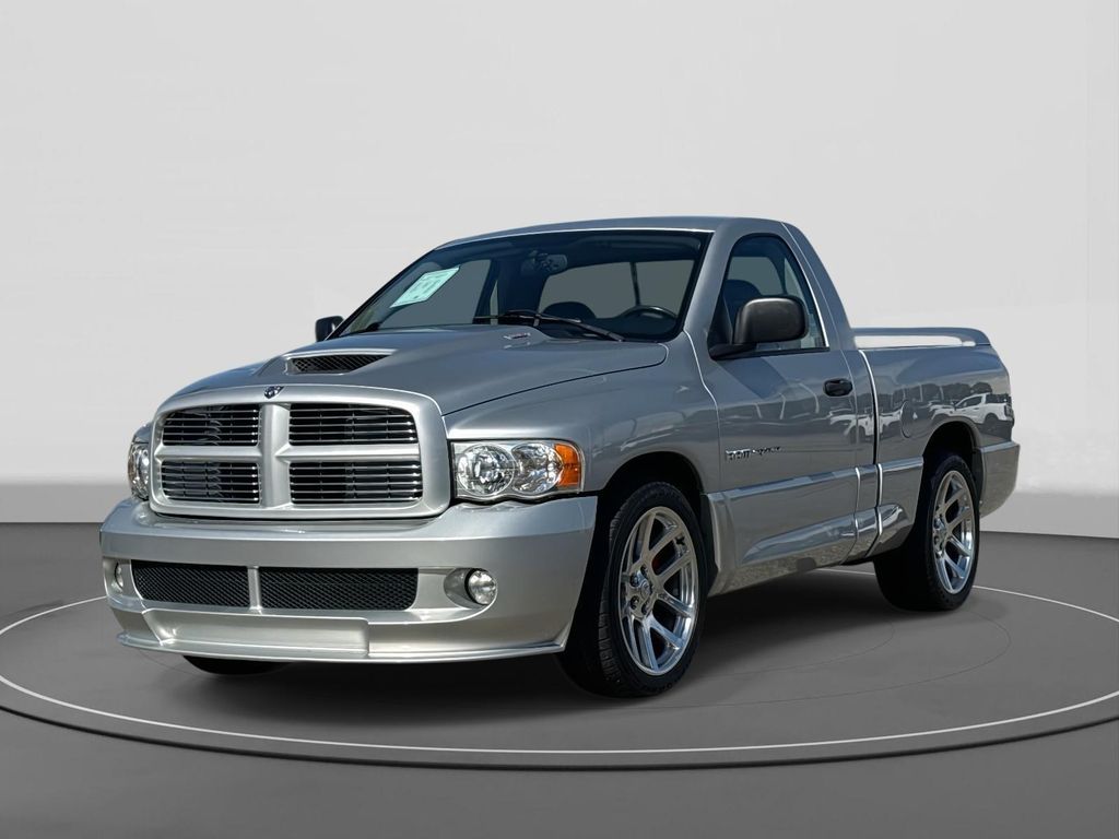 Bright Silver Metallic Clearcoat 2005 Dodge RAM 1500 SRT-10 RWD Pickup Truck Rear-Wheel Drive 6-Speed Manual