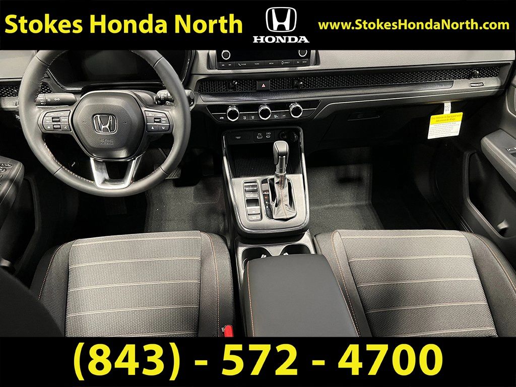 2025 Honda CR-V Hybrid Sport White at Stokes Honda North