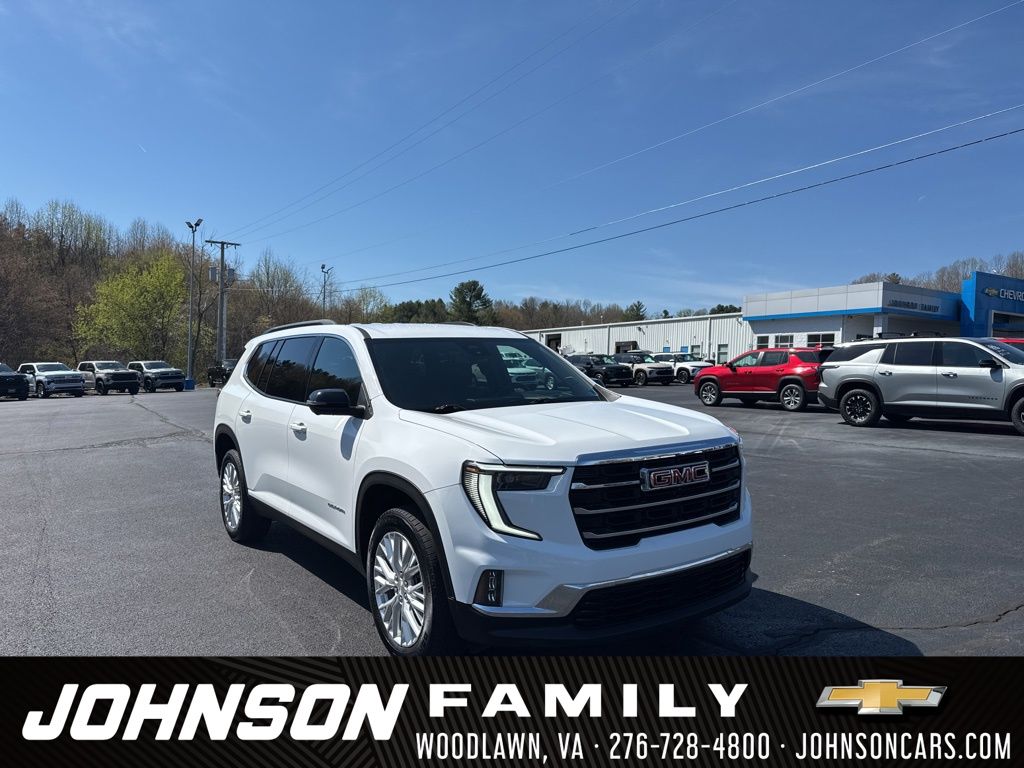Summit White 2024 GMC Acadia Elevation AWD SUV / Crossover Four-Wheel Drive 8-Speed Automatic