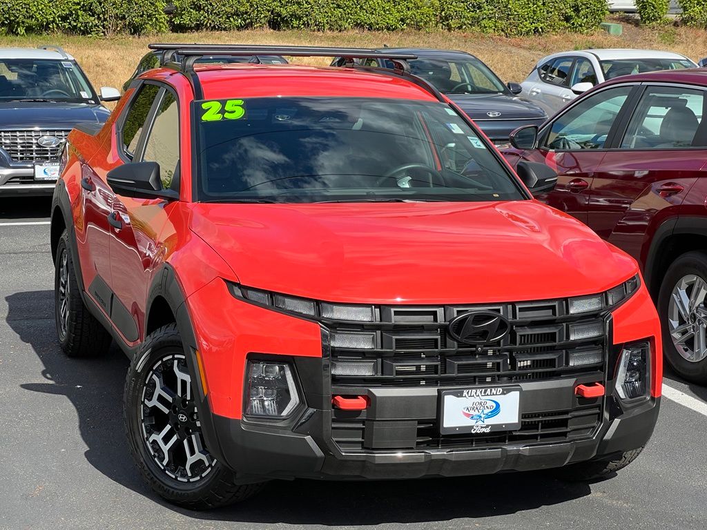 Canyon Red 2025 Hyundai Santa Cruz XRT Crew Cab AWD Pickup Truck All-Wheel Drive Automatic