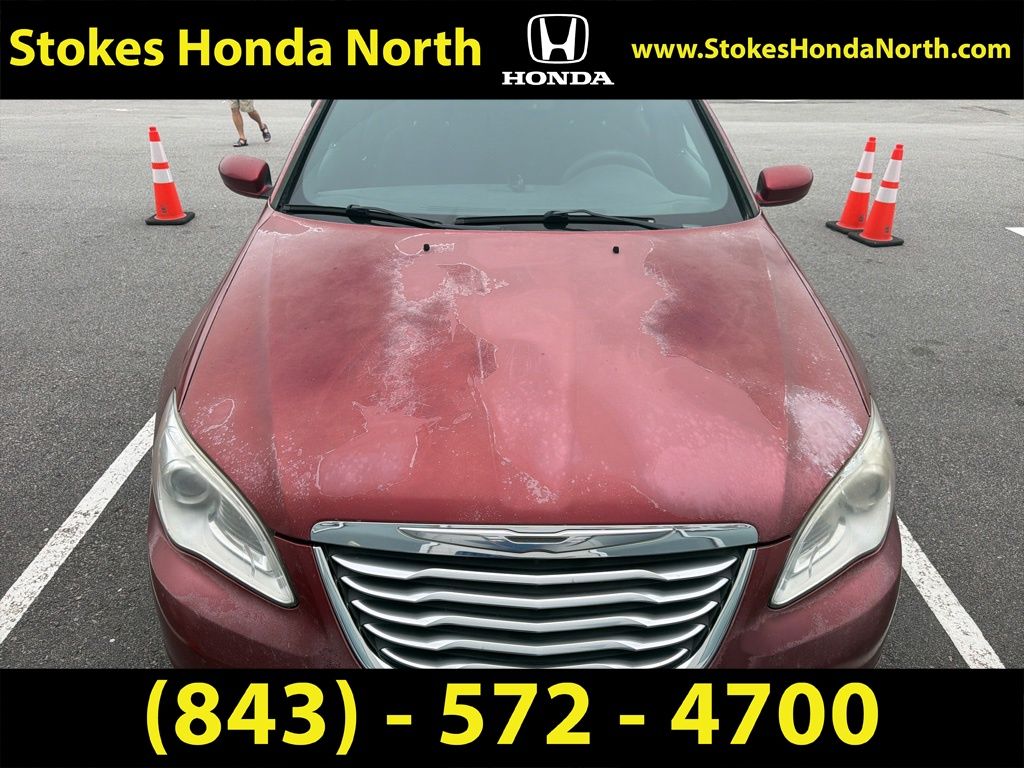 2014 Chrysler 200 LX Red at Stokes Honda North