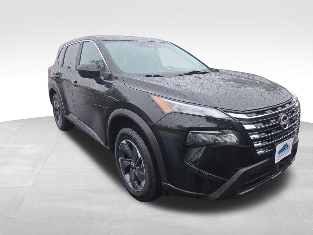 Super Black 2024 Nissan Rogue SV AWD SUV / Crossover All-Wheel Drive Continuously Variable Transmission
