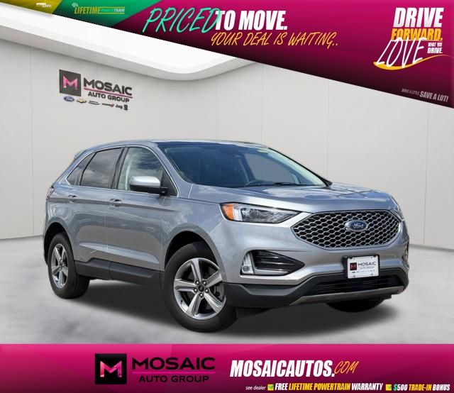 Silver Metallic 2024 Ford Edge SUV / Crossover All-Wheel Drive 8-Speed Automatic