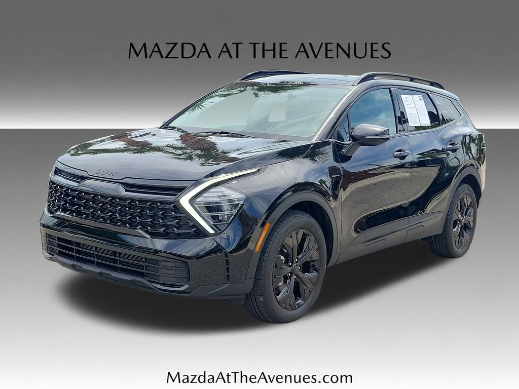 Ebony Black 2025 Kia Sportage SUV / Crossover All-Wheel Drive 8-Speed Automatic