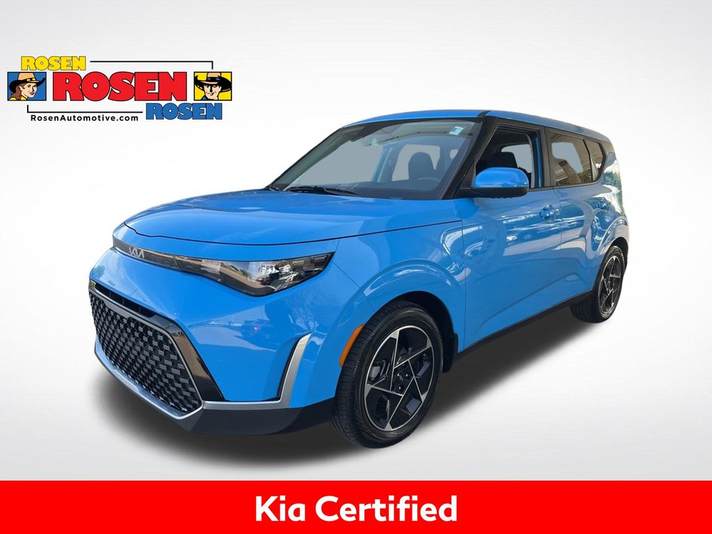 Surf Blue 2023 Kia Soul SUV / Crossover Front-Wheel Drive Continuously Variable Transmission