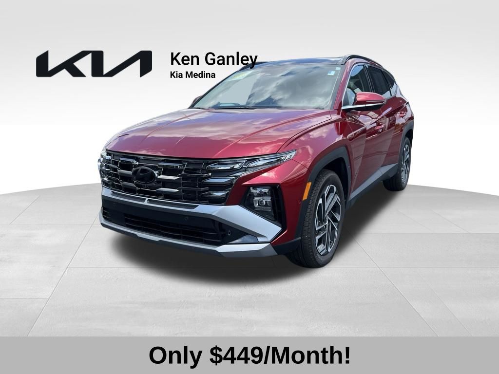 Ultimate Red 2025 Hyundai Tucson SUV / Crossover All-Wheel Drive 8-Speed Automatic