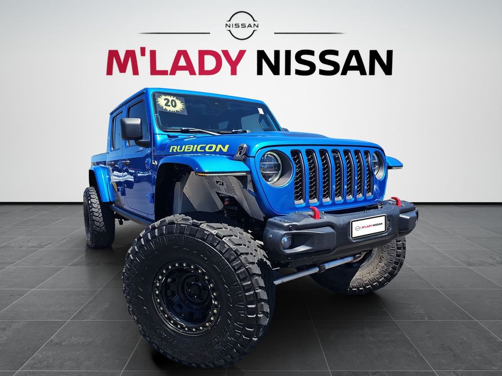 Blue Pearl 2020 Jeep Gladiator Pickup Truck Four-Wheel Drive 8-Speed Automatic
